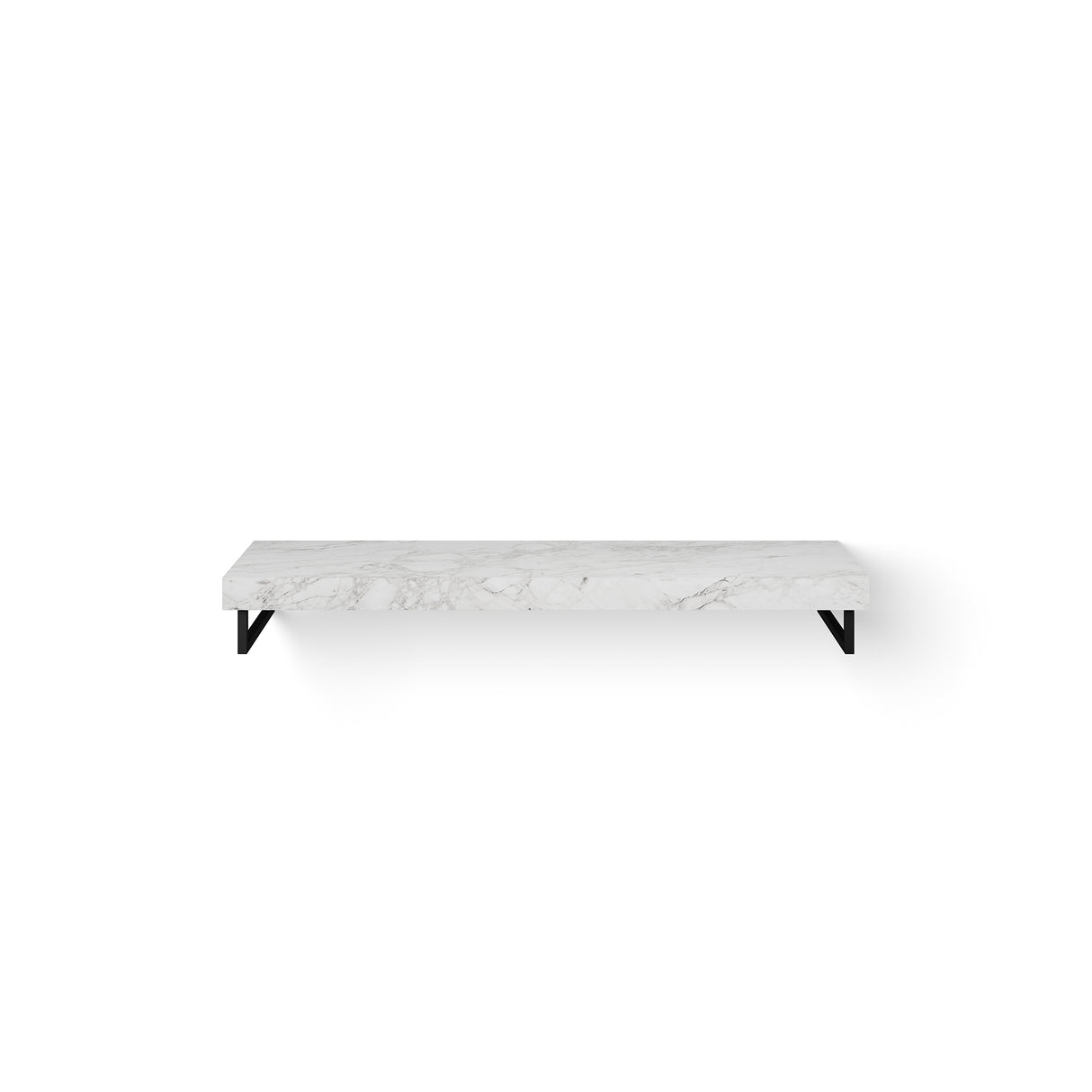 Looox Dekton Base Shelf Solo 140Cm Bergen Gat Midden Hh Mat Zwart