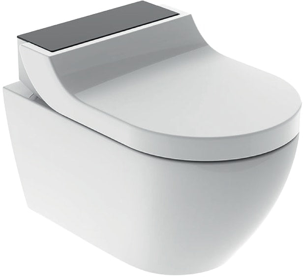 Geberit Aquaclean Tuma Comfort W-Wc: Zwart Glas