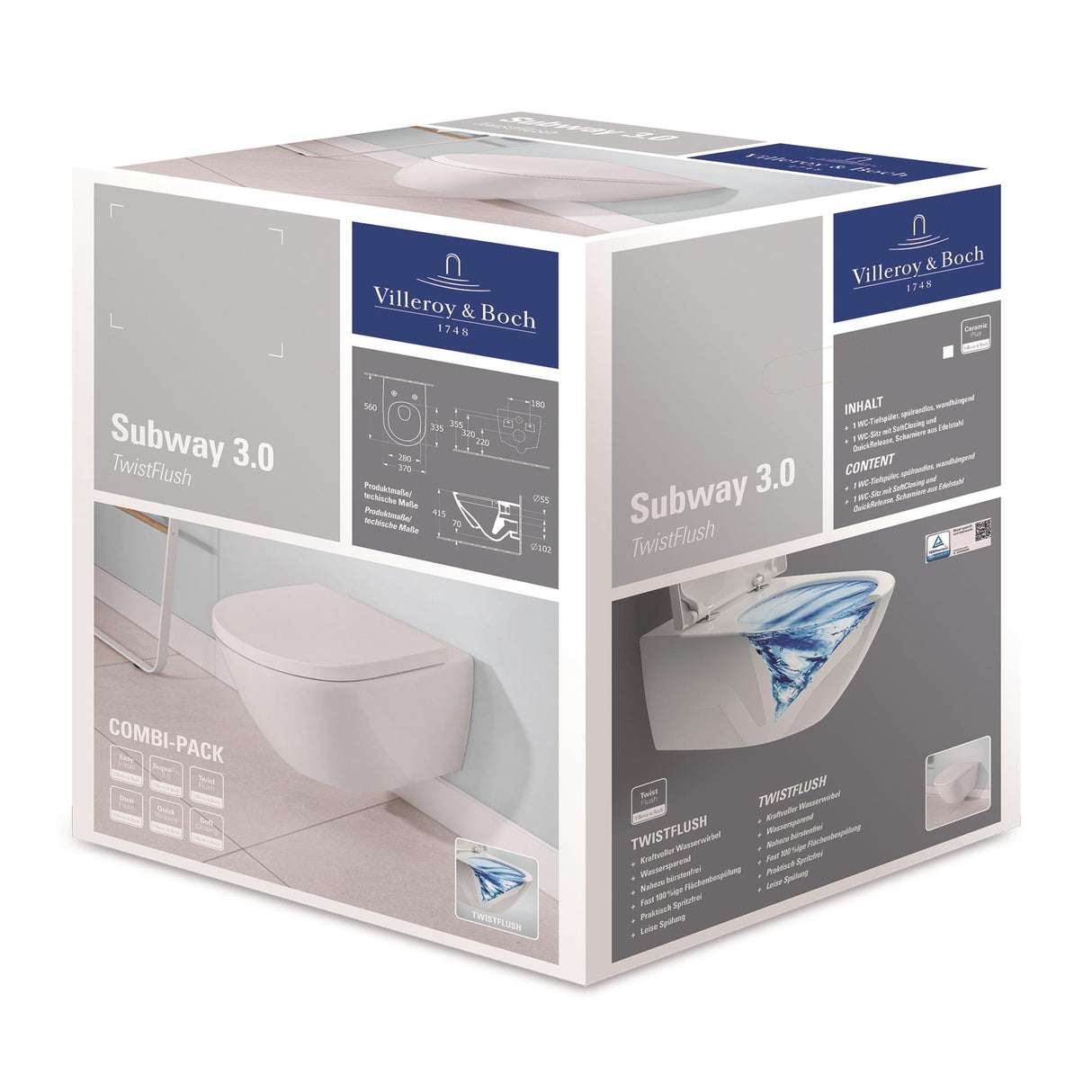 Villeroy & Boch Subway 3.0 Combi-Pack 4670Tsr1