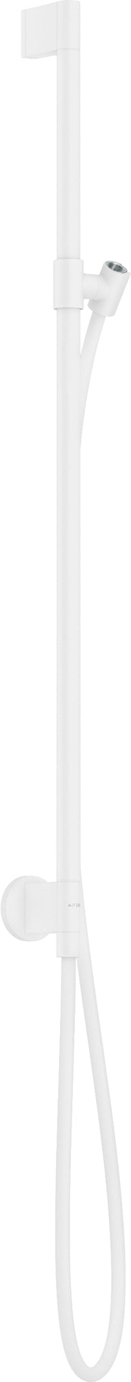 Hans Grohe Hg Wall Bar Axor One W/ Wall Connection And Shower Hose Matt White