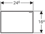 Geberit Afdekplaat Geberit Sigma-12 En 8Cm Kunststof Matchroom