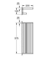 Grohe Selection Cube Multi-Handdoekrek