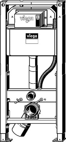 Viega Prevista Dry Wc-Element 1120 X 500 (8521)