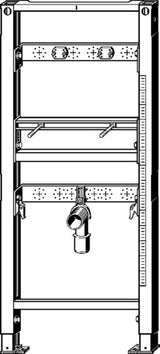 Viega Prevista Dry Wastafel-Element 1300 X 500 (8540)