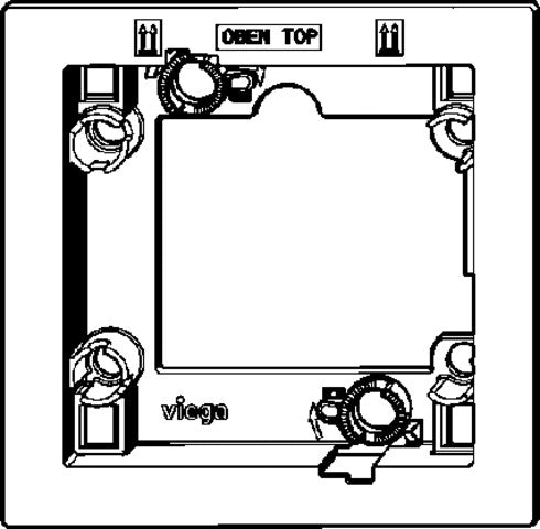 Viega Urinoir-Basisframe  (8580.25)