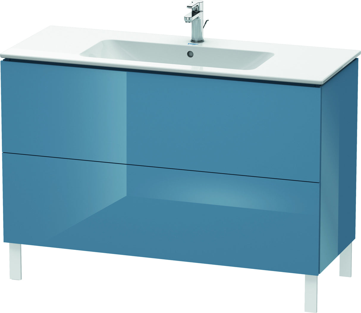 Duravit Dura L-Cube Wt-Onder 481X1220 St Bl Hgl