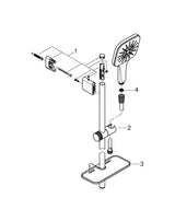 Grohe Rainshower Smartactive 130 Cube Doucheset 3 Straalsoorten