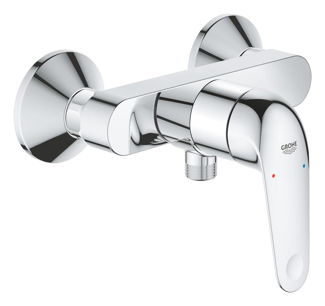 Grohe Euroeco Douchekraan Z. Omstel M. Koppelingen Hoh=15Cm Chroom 32740001