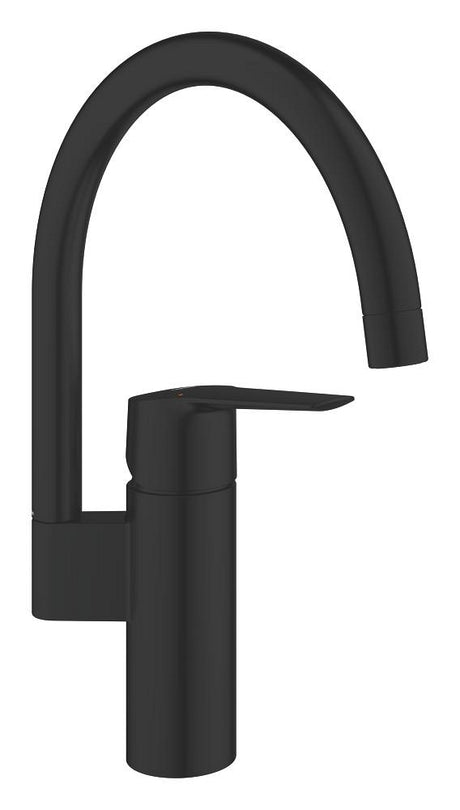 Grohe Start 1-Gats Keukenkraan M. C-Uitloop Voorsprong 18.3Cm Mat Zwart 304692430