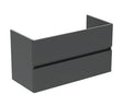 Ideal Standard Tiempo Wastafelonderbouwkast M. 2 Laden M. Softclose, Greeploos 100X44X55Cm Grijs R0265Ti