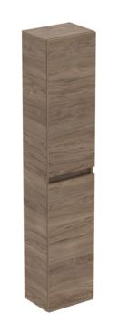 Ideal Standard Tiempo Hoge Kast M. 2 Deuren M. Softclose, Greeploos 30X150X23.6Cm Links/Rechts Flint Hickory R0268Y9