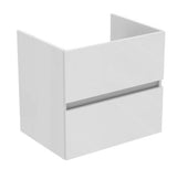 Ideal Standard Tiempo Wastafelonderbouwkast M. 2 Laden M. Softclose, Greeploos 60X44X55Cm Glans Wit R0259Wg