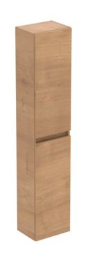 Ideal Standard Tiempo Hoge Kast M. 2 Deuren M. Softclose, Greeploos 30X150X23.6Cm Links/Rechts Licht Eiken R0268Y8