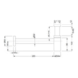 Silkline Fonteinsifon Slim 11/4X32 Rvs Look