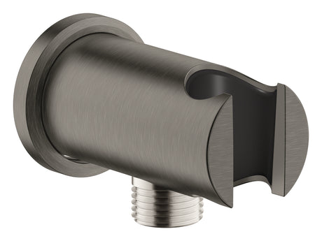 Grohe Rainshower Wandaansluitbocht M. Handdouchehouder 1/2&quot; Rond Brushed Hard Graphite 26658Al0