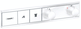 Hansgrohe Hg Thermostatic Module Rainselect 2 Functions Finish-Set Matt White