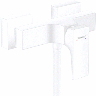 Hansgrohe Hg Shower Mixer Wall Mounted Metropol Matt White