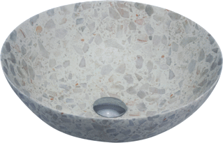 Looox Ceramic Terrazzo Diameter 40Cm Beige