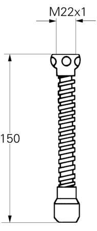 Grohe Metalen Slangetje