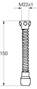 Grohe Metalen Slangetje