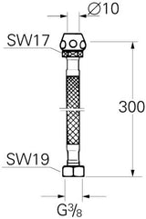 Grohe Flexibele Aansluitslang 300 Mm