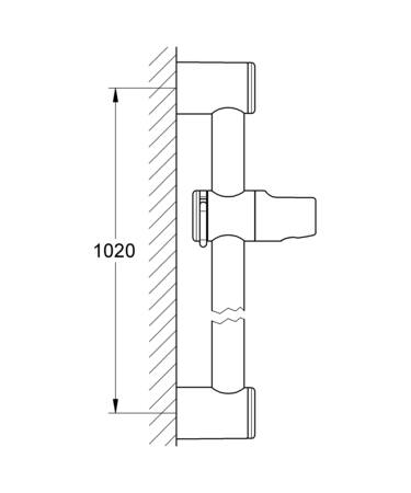 Grohe Relexa Glijstang 1000 Mm