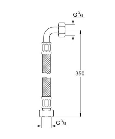 Grohe Aansluitslang