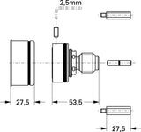 Grohe Verlengingsset 275 Mm