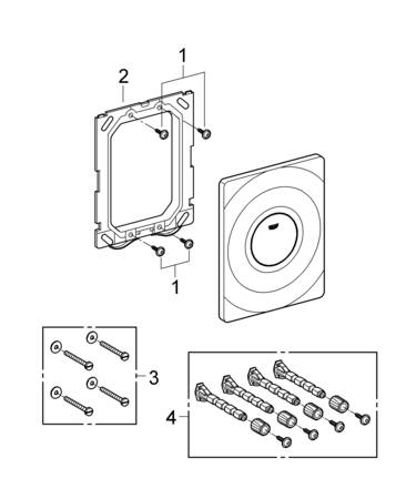 Grohe Surf Bedieningsplaat