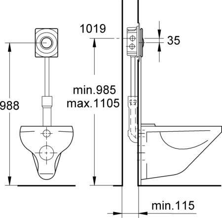 Grohe Surf Bedieningsplaat