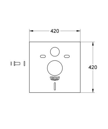 Grohe Geluiddempingsset