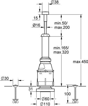 Grohe Servobodemklep