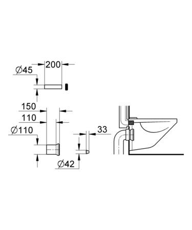 Grohe In- En Uitlaatgarnituur