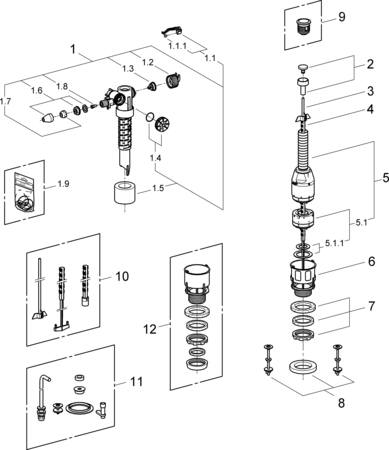 Grohe Vervangingsset