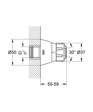 Grohe Relexa 50 Zijdouche 2 Stralen