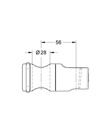 Grohe Relexa Plus Glijstuk Metaal