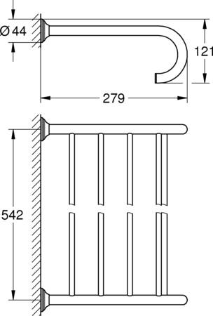 Grohe Rainshower Cosmopolitan 310 Hoofddouche 1 Straalsoort