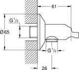 Grohe Essentials Dubbele Handdoekhouder