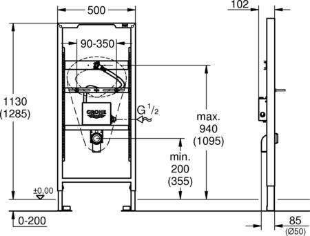 Grohe Rapid Sl Urionoir Element Voor Gebruik Met Temperatuursensor (Los Ver