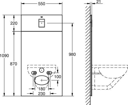 Grohe Rainshower Mono 360 Hoofddoucheset 450 Mm 1 Straalsoort