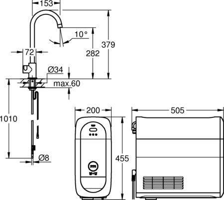 Grohe Minta Touch Elektronische Eenhendel Keukenmengkraan