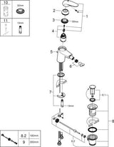 Grohe Quickfix Wave Douchemengkraan