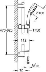 Grohe Rainshower Duo 360 Hoofddoucheset 450 Mm 2 Straalsoorten