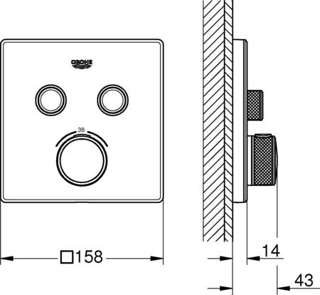 Grohe Grohtherm Smartcontrol Thermostatische Mengkraan Met Omstelling