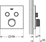 Grohe Grohtherm Smartcontrol Thermostatische Mengkraan Met Omstelling