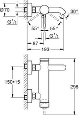 Grohe Essence Badmengkraan