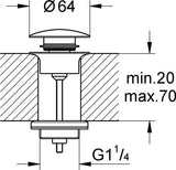 Grohe 45 L Adapter Voor Gd2 Reservoir