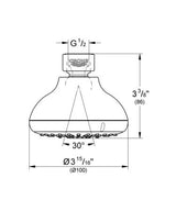 Grohe Tempesta 100 Hoofddouche 4 Straalsoorten