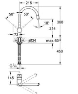 Grohe Minta Keukenmengkraan