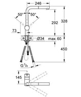 Grohe Minta Keukenmengkraan